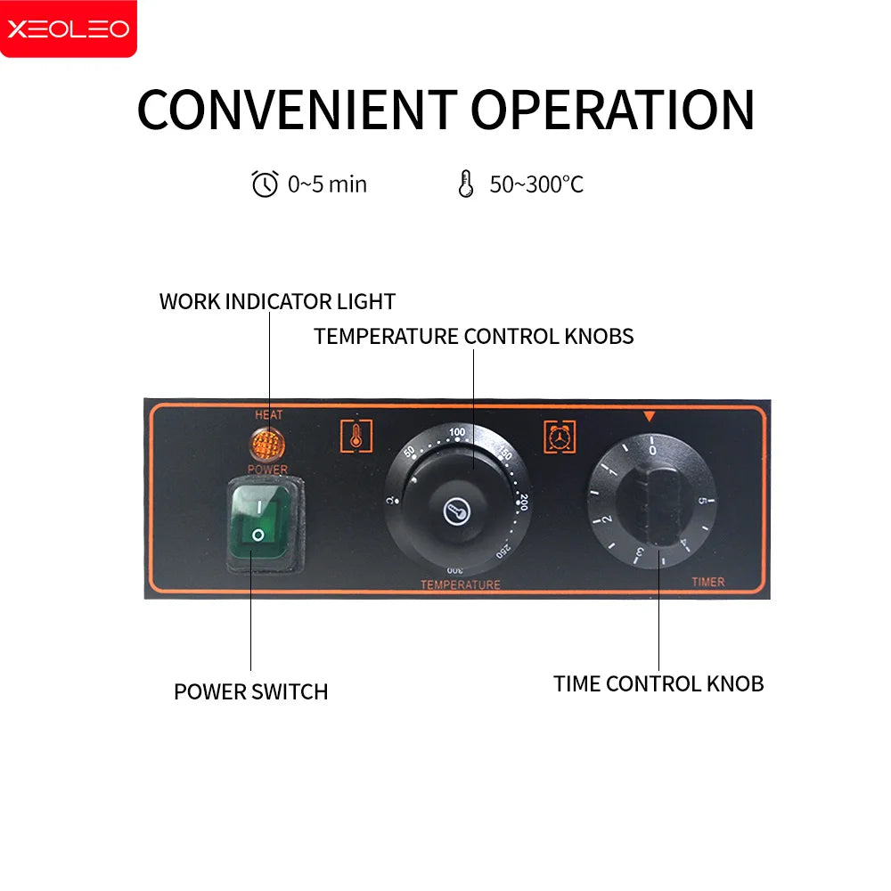 XEOLEO Electric Ice Cream Waffle Machine UFO Burger Maker 1200W Hamburg Gelato Panini Press Machine   Sandwich Press Maker.