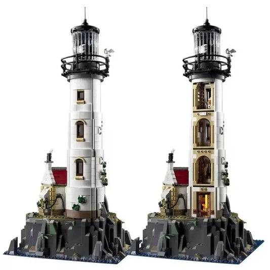 New 2065pcs Electric Lighthouse 21335 Model Building Block Motorised Bricks Assembly Kids Toys For Children Christmas Gifts.