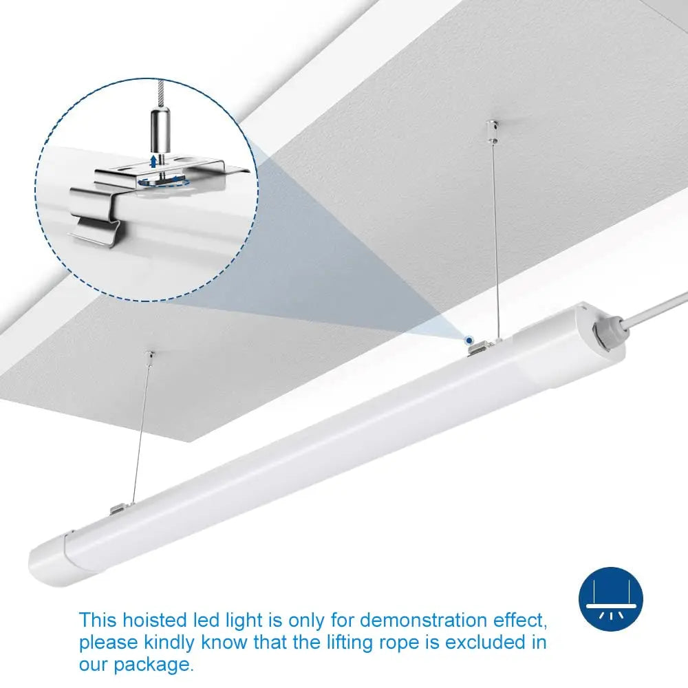 120cm LED Wet Room Light, 36W 4000K Neutral White, IP65 Waterproof Tube for Garage, Cellar, Workshop, Office, Bathroom.