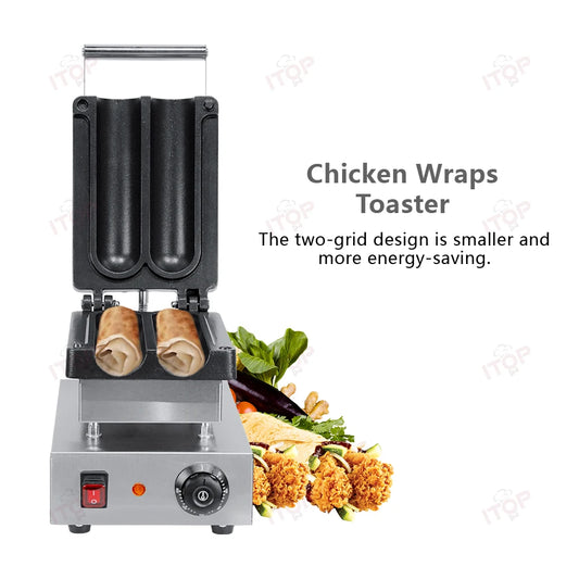 Shawarma Gyro Toaster Tortilla Wrap Sandwich Buritto Press Maker Machine Heater Warmer Roll Durum Doner Kebab Grill Griddle.