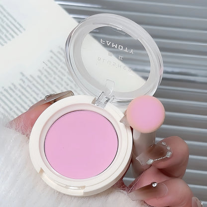 2024 Monochrome Face Blush Palette Longlasting Waterproof Pressed Powder Matte Blush for Contouring Cheeks Travel Cosmetics.