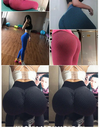 Mode Tik-Tok Damen hoch taillierte enge Sport Workout Butt Lift Yoga hosen Tik Tok Fitness benutzer definierte Leggings für Frauen.
