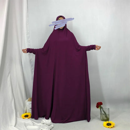 Middle East Muslim Fashionable Hooded Dress Dubai Arab Elegant Robe Elegant Long Shirt for Women with Hood from Mainland China