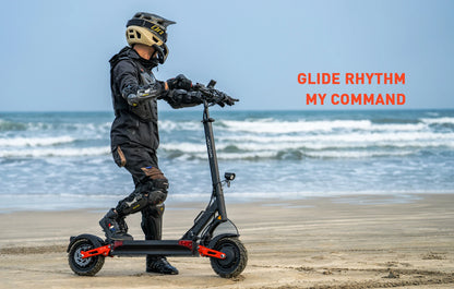 JOYOR T10 Adult Electric Scooter 1000W*2 Motor 60V18AH Battery Off-Road Escooter 10" Off-Road Tire Foldable E-Scooter.