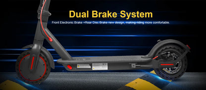 LADPED 350W Scooter Electric 36V Large Capacity Battery Folding Electric Kick Scooter with 8.5 Inch Explosion-proof Tire 31KM/H