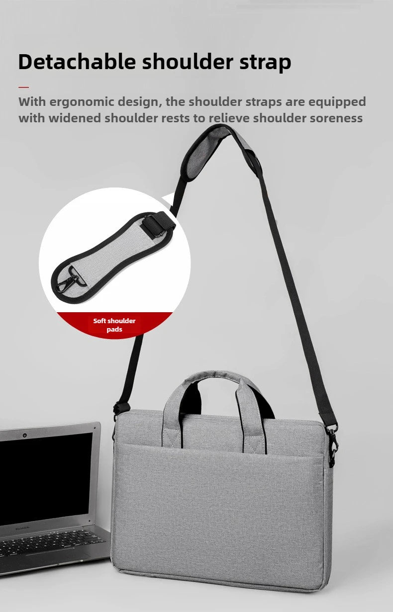 Laptop Bag Sleeve Case Shoulder HandBag Notebook Pouch Briefcases for 14 15 17 Inch Macbook Air Pro HP Huawei Asus Dell Xiaomi.