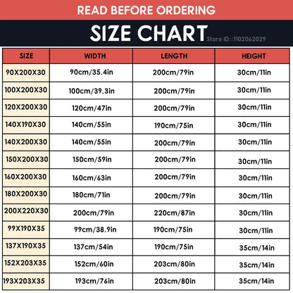 Microfiber Waterproof Fitted Bed Sheets with Elastic Bands Bedspread Covers Mattress Pads for Single Double/King/Queen Size Beds.