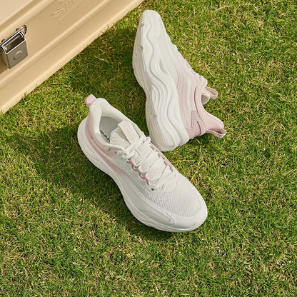 361 Degrees New Women Running RacingShock Absorbing Wear Casual All-Match Resistant Trendy Thick Bottom Female Sneaker 682412245.