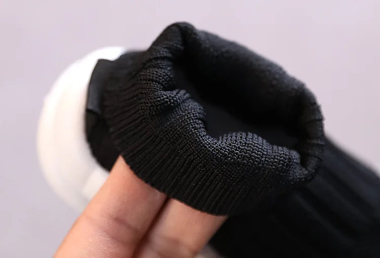 Kids Sock Shoes Knitted Fashion High Top Sneakers for Boys Girls Casual Sport Sock Sneakers 2-6 Years Children Tennis Shoes.