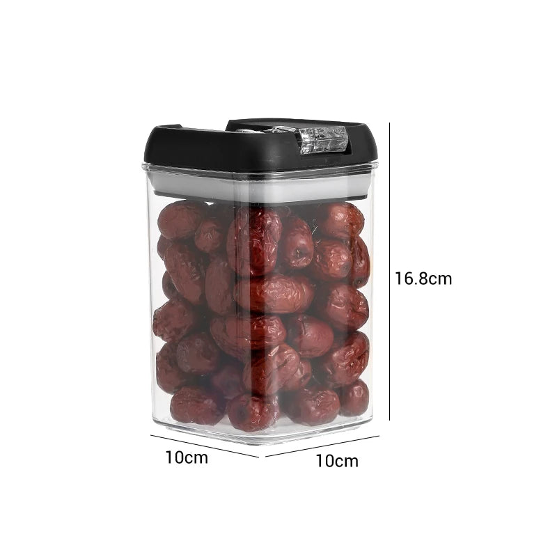 FAIS DU Food Storage Jar With Lid Kitchen Container Kitchen Organizer Stackable Dustproof Moisture Resistant Kitchen Accessories
