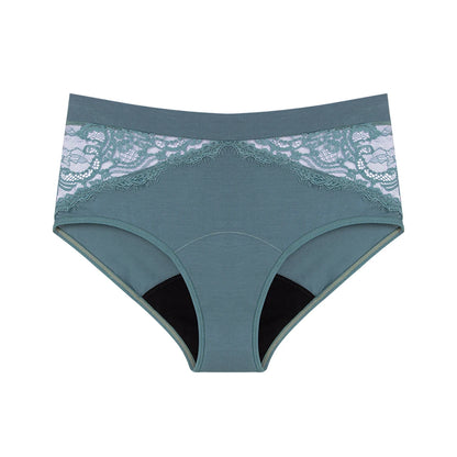 High Waist Period Panties for Women 4-Layer Leakproof Bamboo Fiber Menstrual Underwear Eco-Friendly for Sports Sleep Daily Use