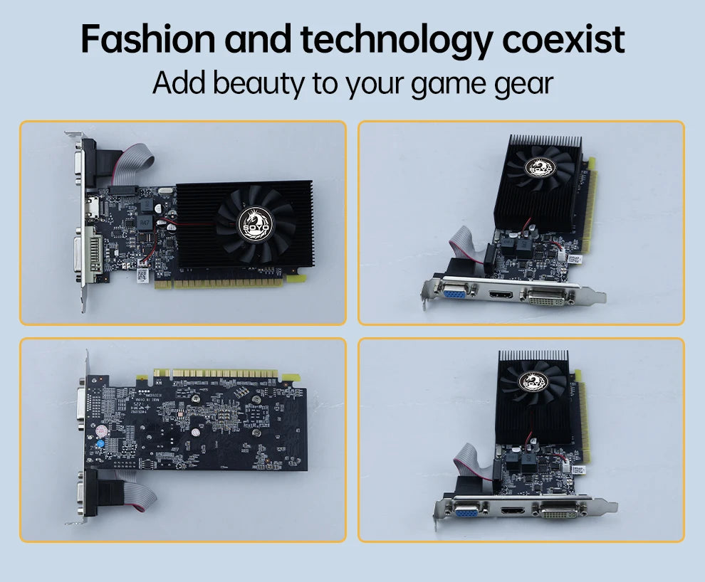 SOYO GT740 4GB Graphics Card GDDR5 128Bit HDMI DVI VGA PCI-E 3.0 Geforce GPU Gt 740 Gaming Video Card Placa De Video Desktopc.