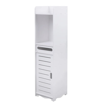 3-stufiger Badezimmer-Aufbewahrungsschrank, Toilettenpapierhalter, Ständer, Toiletten-Seitenschrank, 20 x 80 cm, zum Aufbewahren von Taschentüchern, Shampoos und Cremes