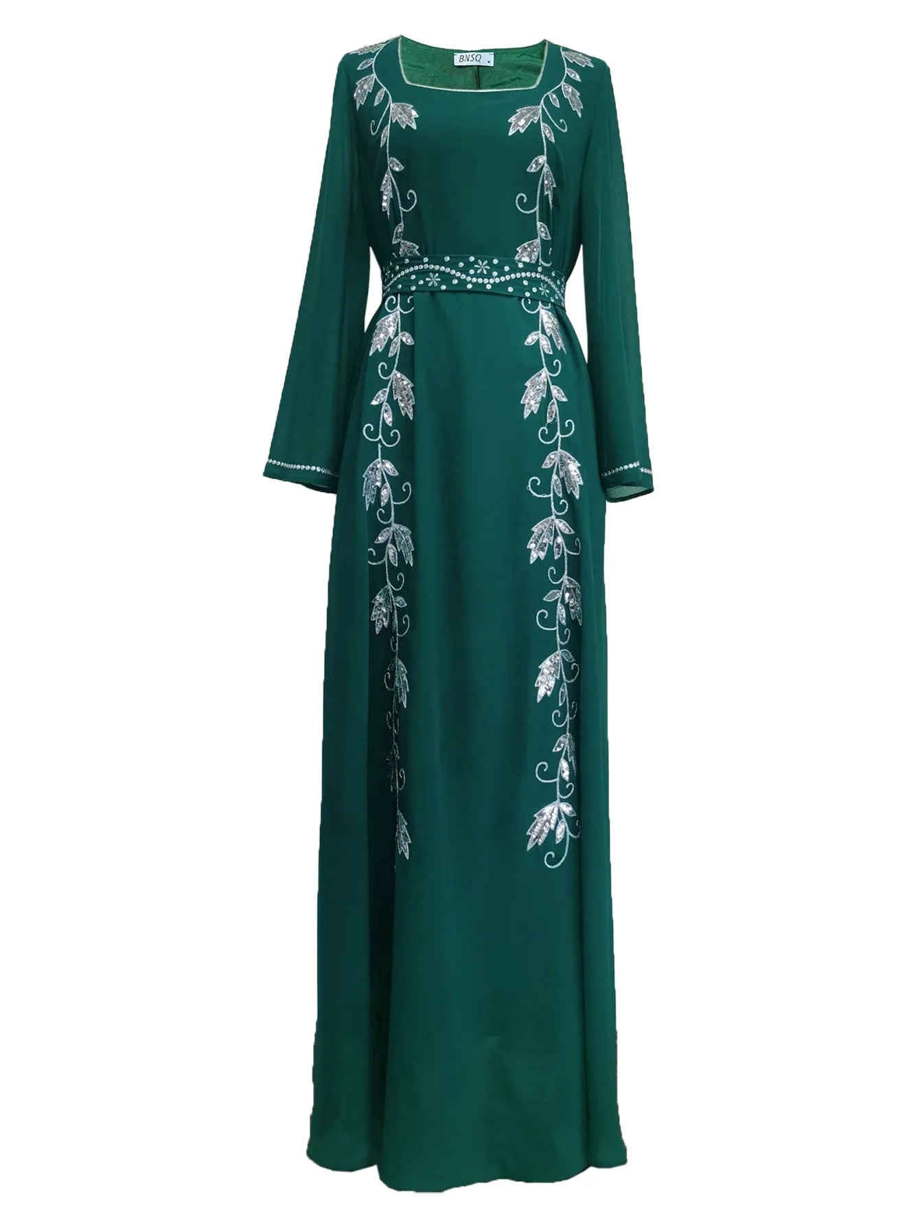 Eid Mubarak Abaya für muslimische Frauen Stickerei Langes Maxikleid Türkei Party Kaftan Arabische Robe Dubai Saudi Islamischer Kaftan Jalabiya