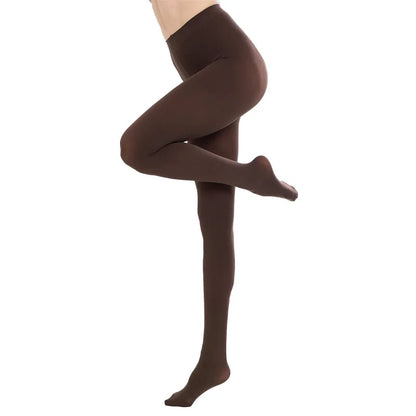 Kave 2024 Autumn Winter Christmas Women 80D Soft Solid Color Semi Opaque Footed Tights High Waist Womens Tights Plus Size Tights.