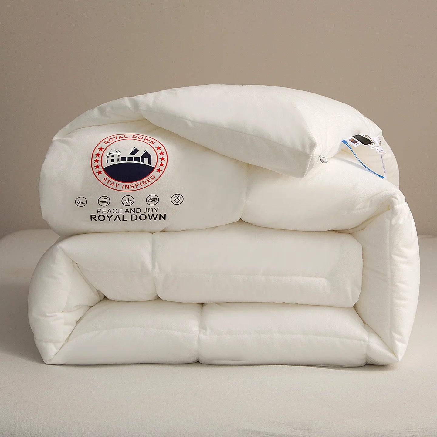 Icelandic Cashmere Protein Is Soft and Sticky with High Resilience Quilted Perfect Comfort ,Blanket Solid Color Bedclothes.