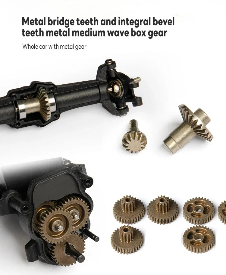 1/24 RC Crawler UDIRC UCX2405 Brushless/Brushed Motor 4WD Off-road Mini Rock Crawler Climbing Vehicle RTR RC Car Toys.