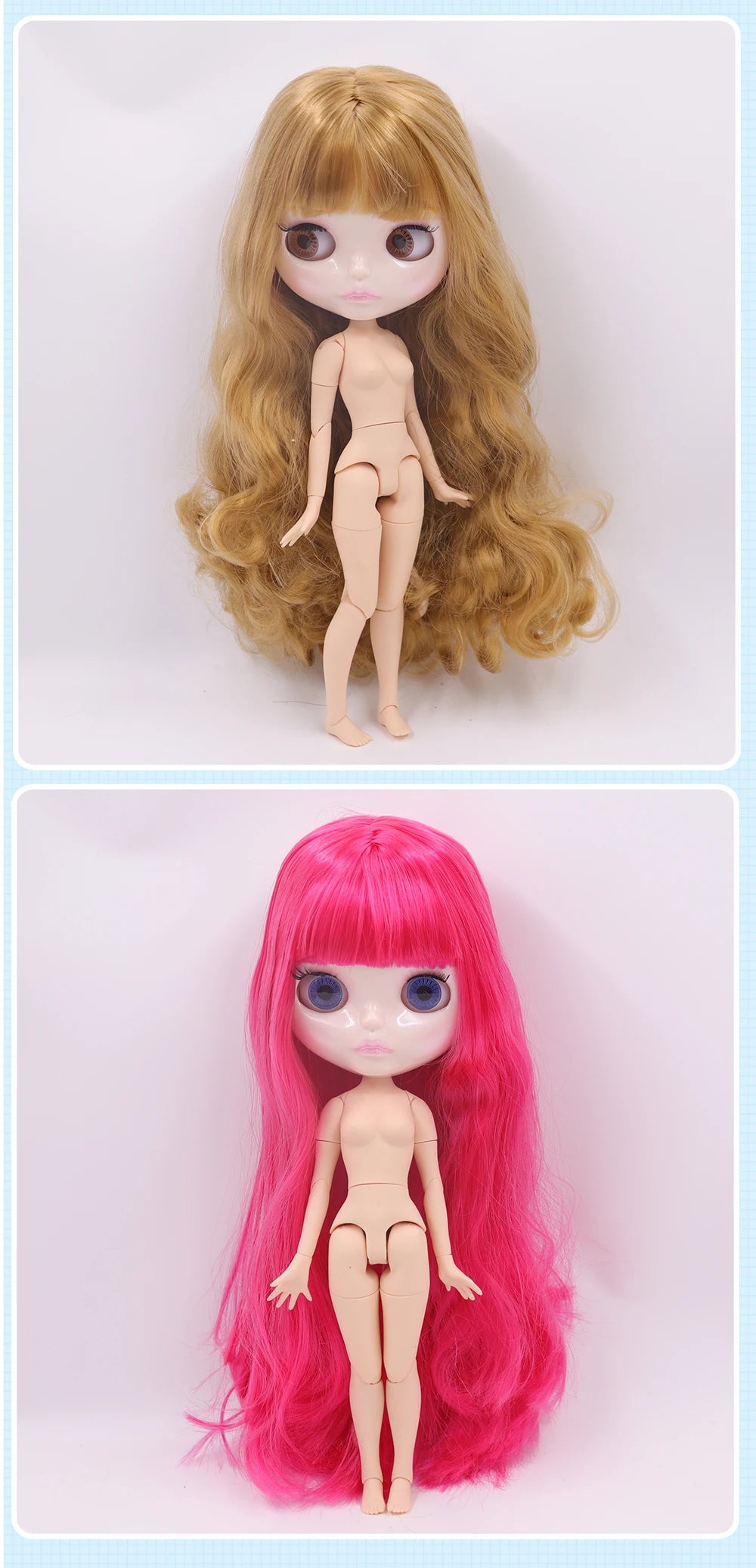 ICY DBS Blyth Doll 1/6 Joint Body 30CM BJD toys Natural shiny face with extra hands AB DIY Fashion Dolls girl gift.