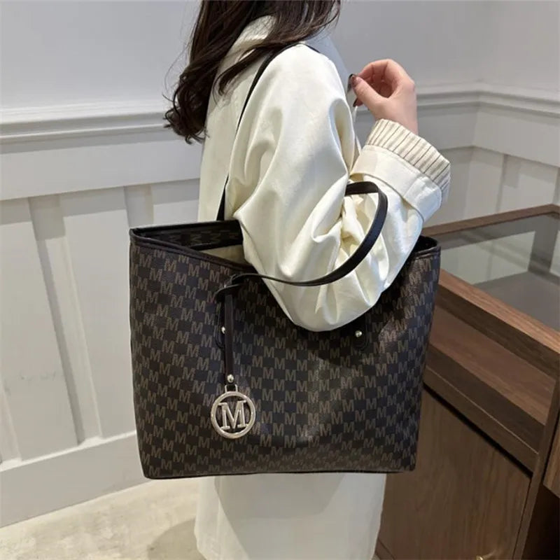 Stylish Tote Bag, Vintage Handbag, Large Underarm Shoulder Bag for Women Suitable for Daily Use, Work, Outdoor, Travel, Shopping.