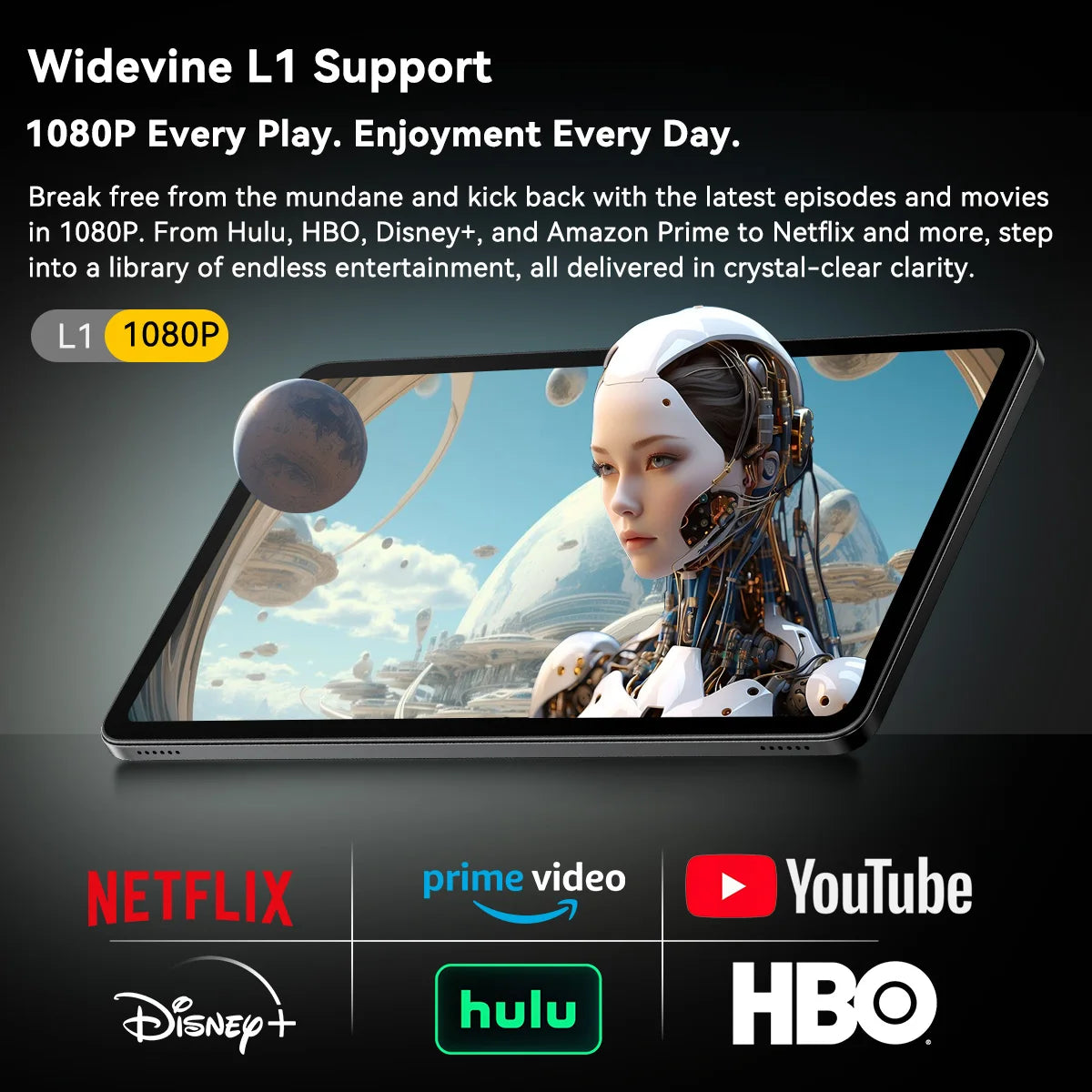 Blackview MEGA 2 Android 15 Tablet 12 inch 2K Display 36(12+24)GB 256GB Unisoc T615 9000mAh Battery Widevine L1 Pad PC.