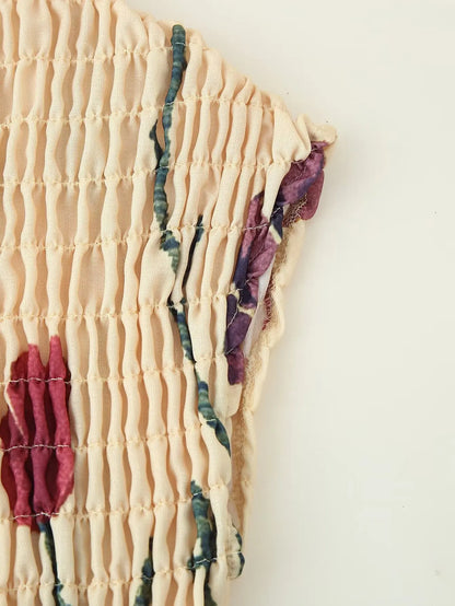 2025 herbst Frau Elegante O Neck A-Line Maxi Kleid Sommer Vintage Elegante Chic Frauen Elastische Büste Kleid Drucken Lange Plissee kleid.