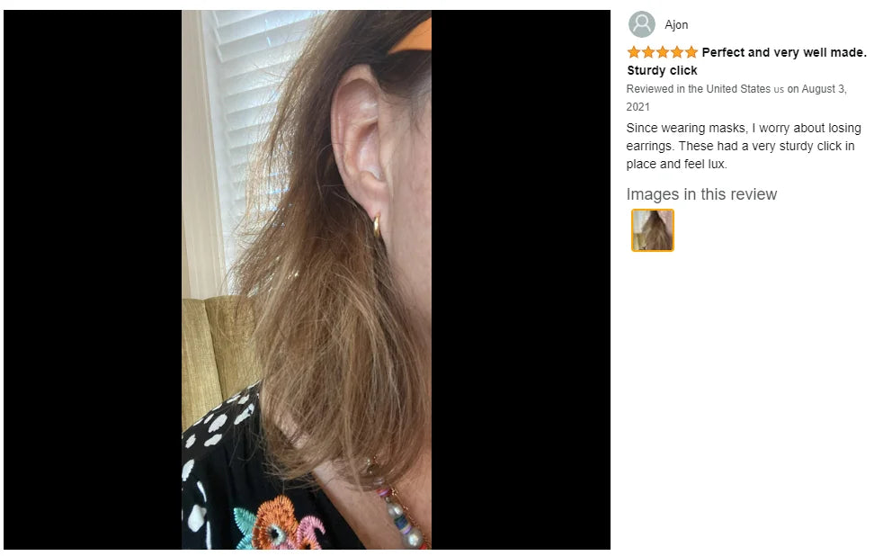 Shevalues Hoop Earrings for Women 14K Gold Plated Jewelry Set for Men New Luxury Piercing Ear Rings Hypoallergenic Earrings.