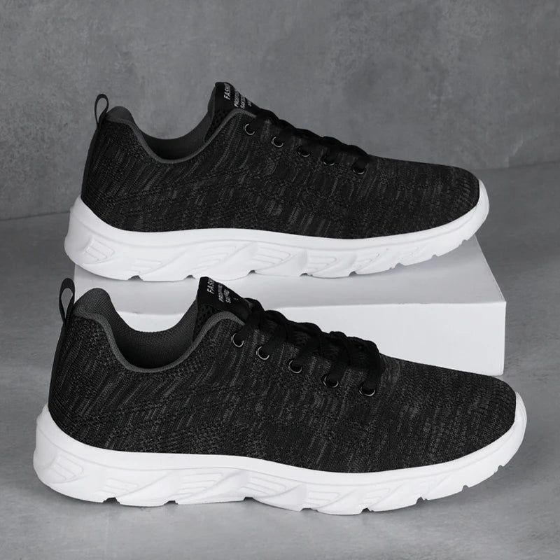 YRZL Lightweight Running Shoes Breathable Non-Slip Running Shoes Men Comfortable Sneakers Outdoor Sports Soft Wear-Resistant