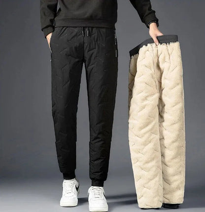 Winter Verdickte Frauen Hosen Lange Warme Einfarbig Gerade Hosen Kälte Widerstand Damen Plüsch Sport Lange Kordelzug Hose