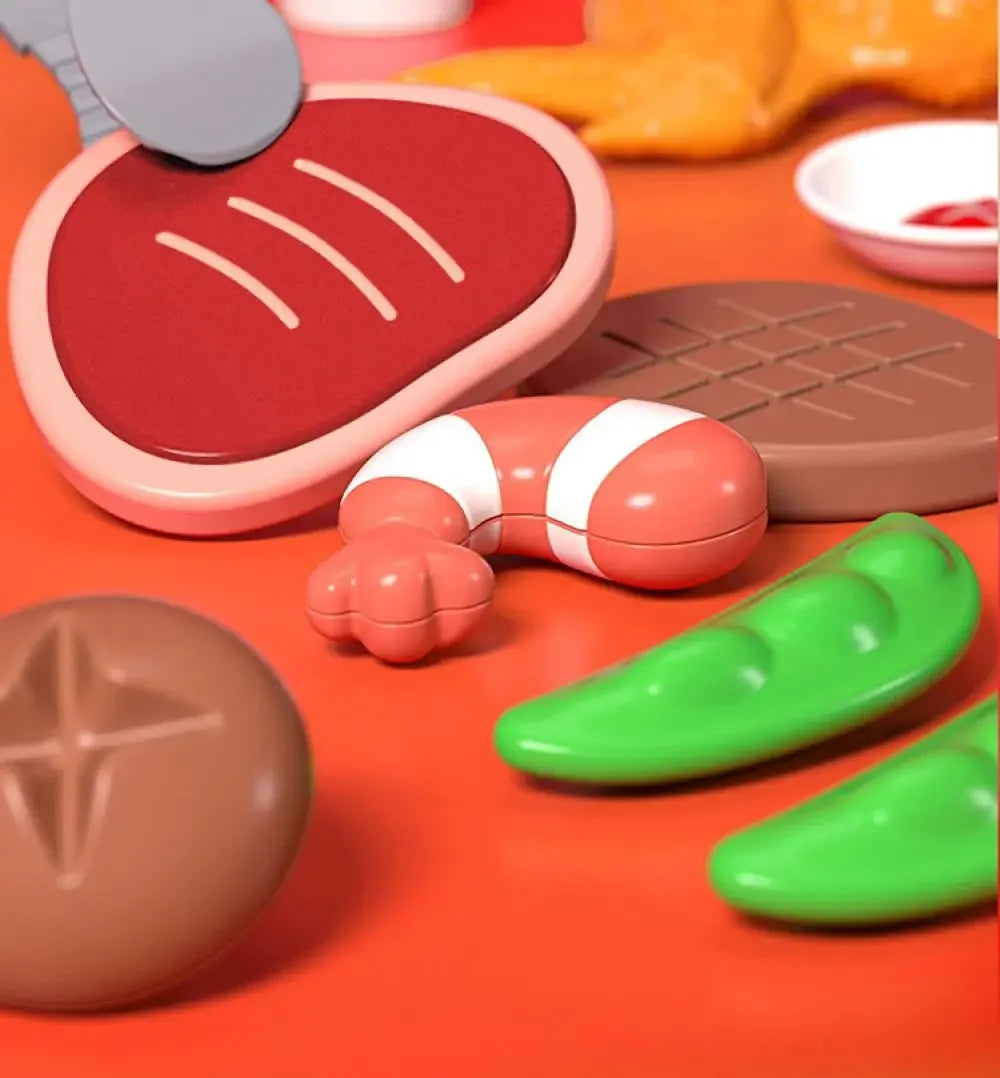 Kitchen Food Role Play Pretend Play Children Toy Ice Cream Candy Sweet Dessert Accessories Toys for Kid Christmas Birthday Gifts.