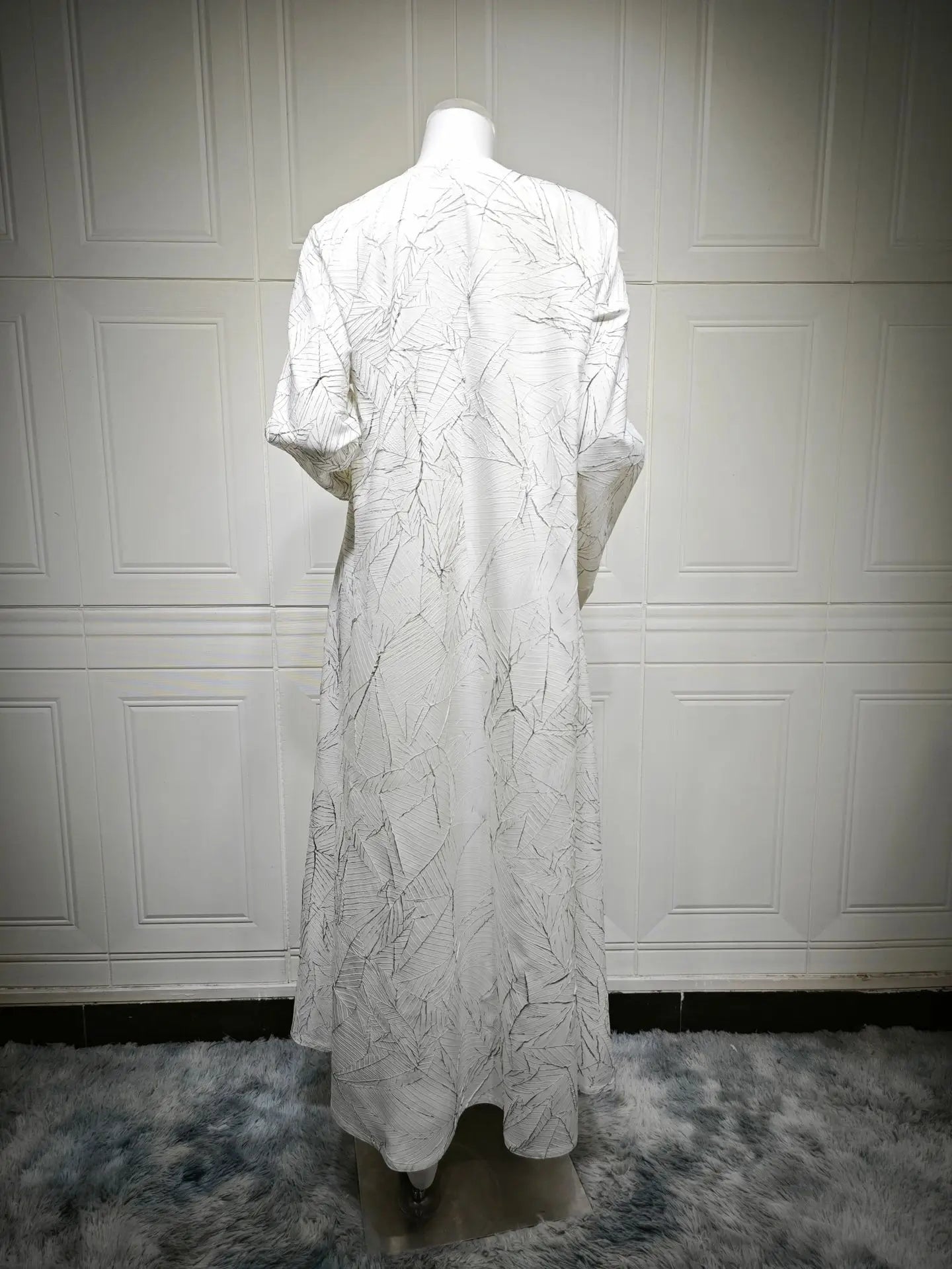 Women Muslim Arabic Abaya Luxury Fold Stripes Kimono Cardigan Coat Long Dress Kaftan Modest Robe Femme Islam Clothing Kebaya.