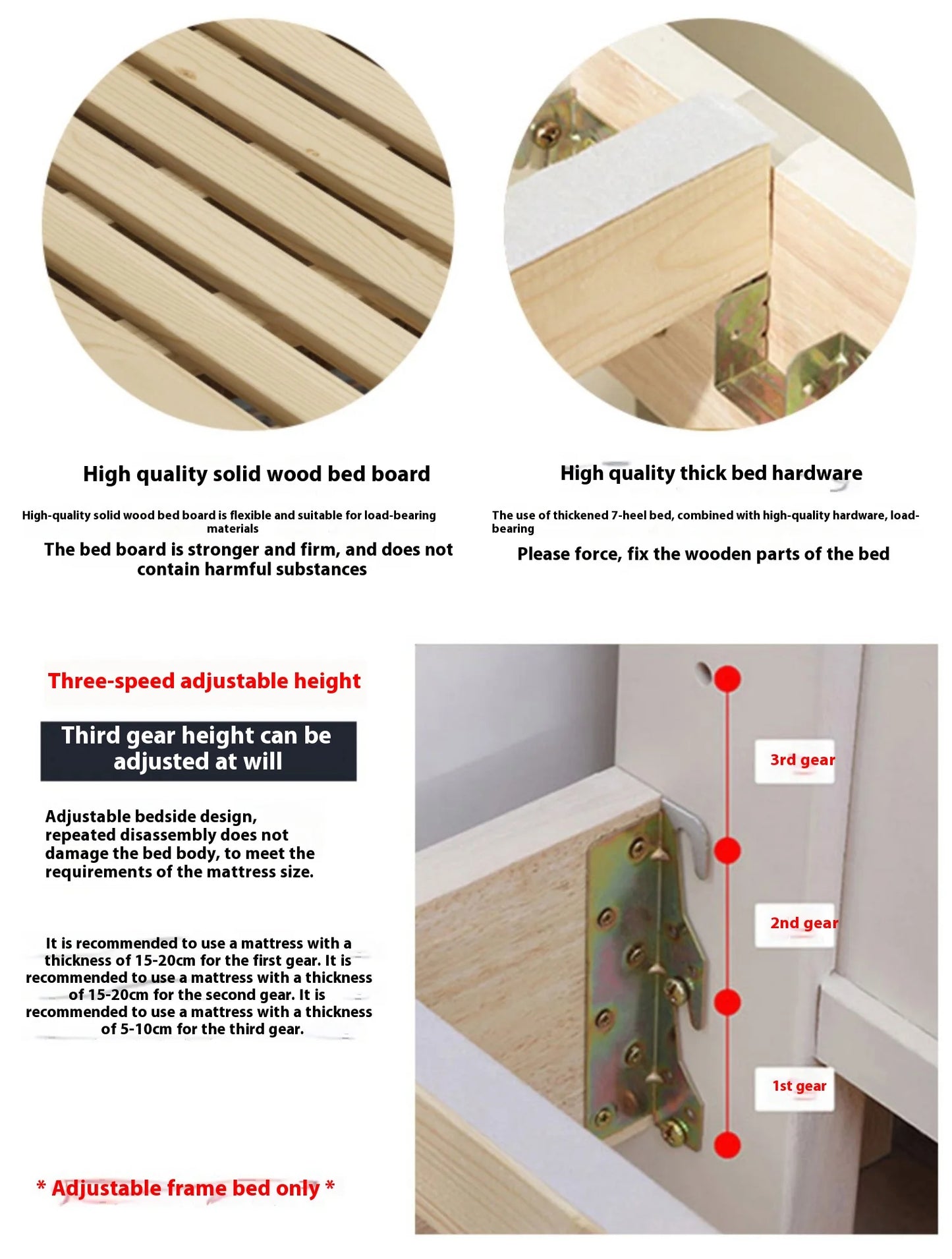 Europäisches Luxus-Doppelbett, modernes weißes King-Size-Doppelbett mit ästhetischem Rahmen, hochwertiges, schlafendes, beleuchtetes Deux-Tischmöbel für Schlafzimmer