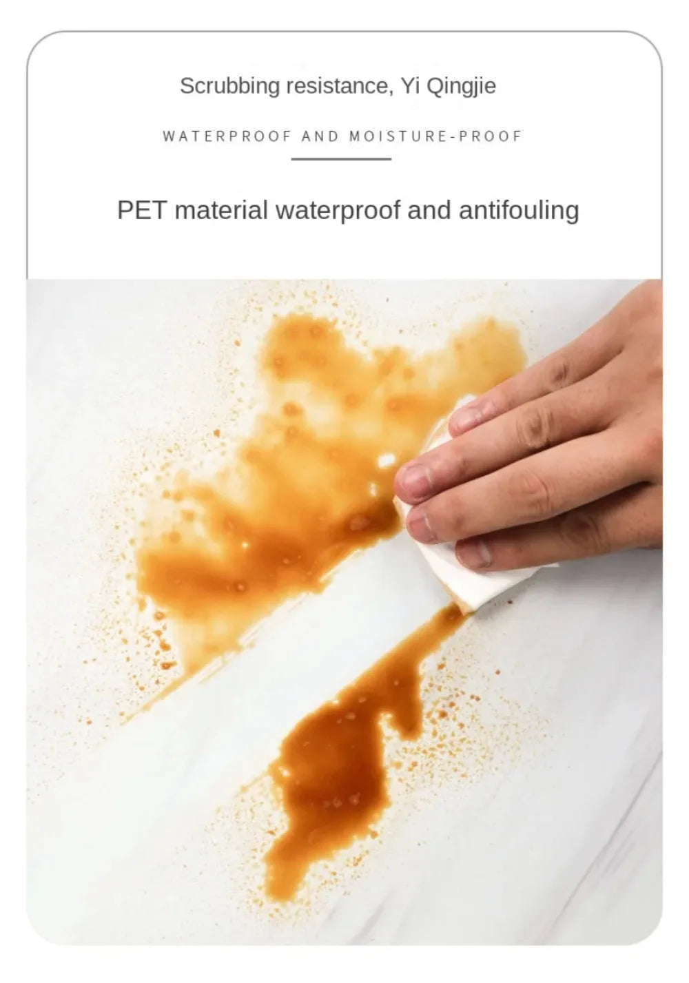 80CM Marble Self Adhesive Waterproof Wallpaper for Bathroom Wall Deocr Kitchen Oil Proof Mould-Proof Wall Stickers Home Decor