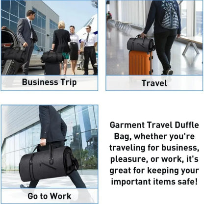 2025 Neue Herren-Business-Reisetasche mit Trocken- und Nasstrennung, große multifunktionale, faltbare Anzug- und Kleidungshandgepäcktasche.