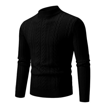 2023 Autumn  and Winter New Sweaters Warm Fit Knitted Sweaters Solid Color Casual Pullover Multiple Styles Sweater Men