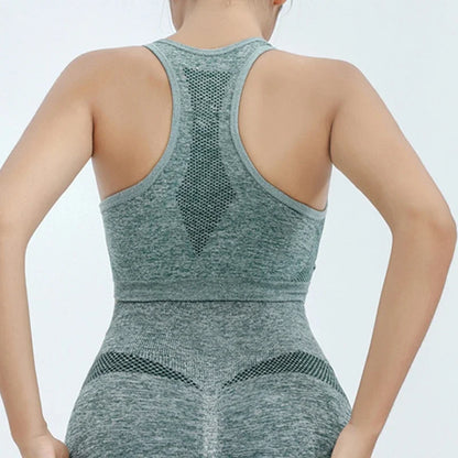 Women Sports Bra Top Push Up Fitness Yoga Bra Running Workout Underwear Sport Tops For Women Breathable Running Vest Gym Wear.