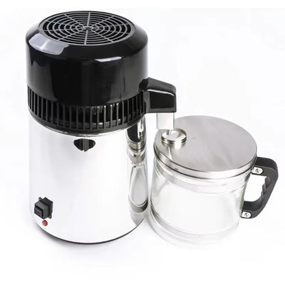 DIVEDEER Water Distiller 4L Purifier Filter Dispenser Drinking Bottle Softener Dual Temp Display Overheat Protection.