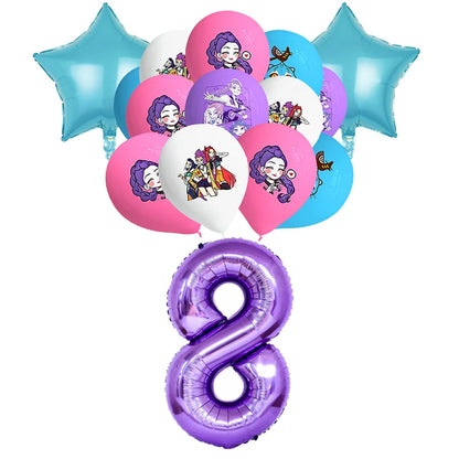 Kpop Demon Hunters Birthday Decorations Kpop Demon Hunter Birthday Theme Party Favors Supplies Plates Cup Balloons Backdrop Gift