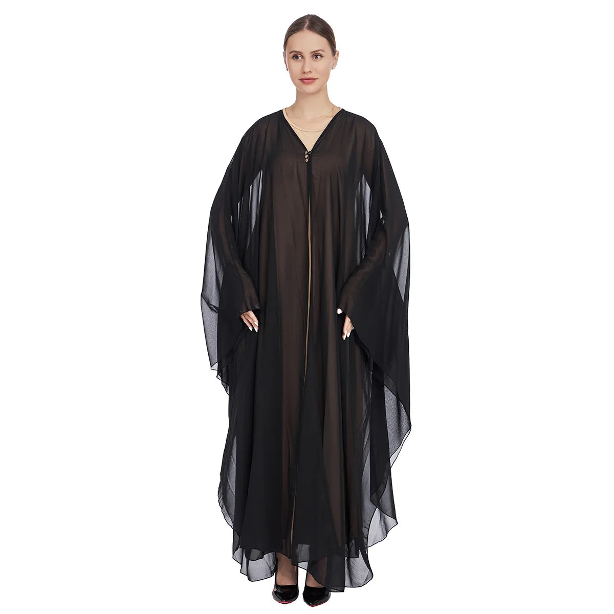 Ramadan Muslim Sets for Women Chiffon Kimono Jalabiya Long Dress Dubai Abaya Turkey Kaftan Eid Kebaya Caftan Marocain Femme Robe.