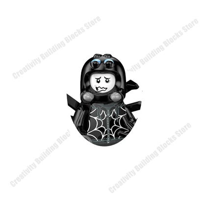 New Hot Series Gray Shark Boy Girls 3D Model DIY Building Bload Toys Classic Movie Children's Toys Gifts