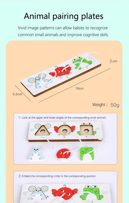 NEW Busy Board Montessori Early Educational Toys Cognitive Training Infant Skills Learning Wooden Game Busyboard DIY Accessories.