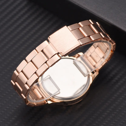 Rose Gold Women's Watches Luxury Lady Watches Business Quartz Wristwatches Gift Reloj Para Mujer Watch for Women Reloj Часы