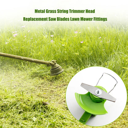 10-1 stücke 15 cm Ersatz Sägeblätter Metall Gras String Trimmer Kopf Rasenmäher Fitting Teile Garten Power werkzeug Ersatz Klinge