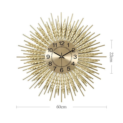 Weizen ohren uhren, Wohnzimmer wanduhren, die Ernte Wohlstand Gesundheit Glück Einheit Freundschaft Vitalität Hoffnung symbolisieren