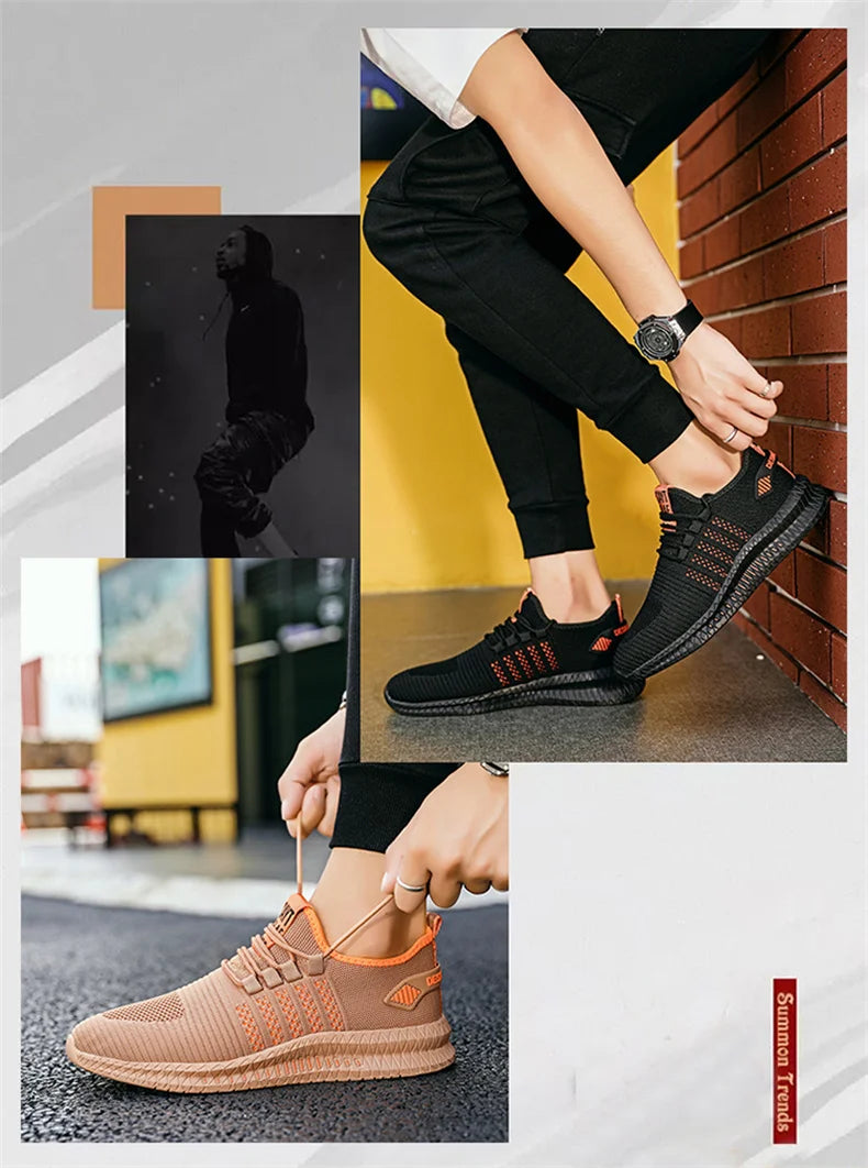 2023 New Spring Autumn Men's Shoes Sports All-match Middle-aged And Elderly Casual Shoes Breathable Fashion Men's Cloth Shoes.