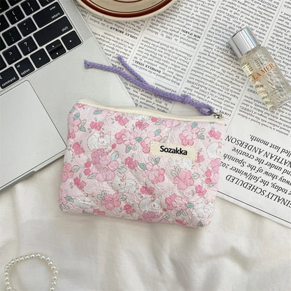 Cute Travel Cosmetic Lipstick Earphone Card Small Portable Storage Bag Purse Mini Makeup Handbags Pouch Organizer In Make Up Bag