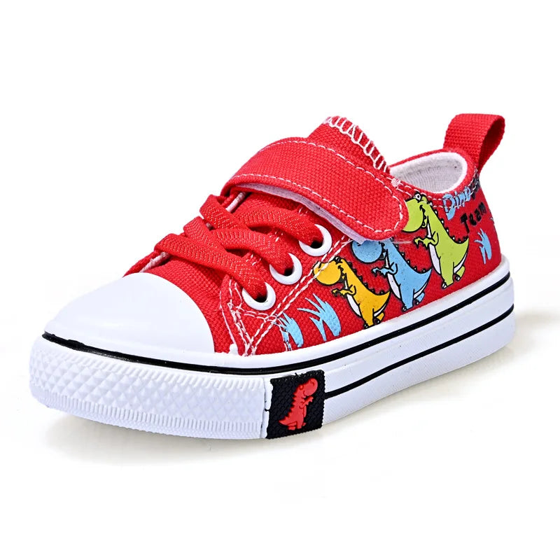 Children Canvas Shoes Boys and Girls Shoes Baby Casual Low Top Shoes Fashion Spring Autumn Breathable Single Shoes zapatos niña