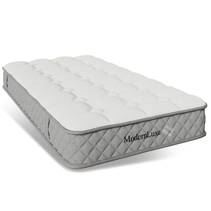 Orthopädische Kaltschaummatratze, 90 x 200 cm, mit 7-Zonen-Taschenfederkern, Festigkeitstufe H3 (mittelfest)