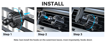 Joyroom Magnetic Car Phone Holder Universal Strong Car Air Vent Phone Mount Compatible with iPhone Samsung LG Google Pixel, etc.