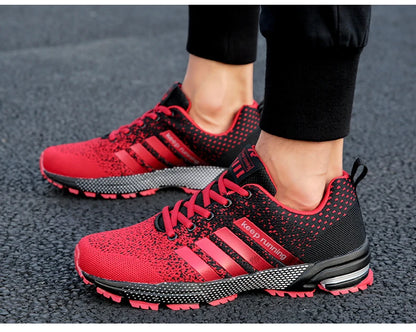 New fashionable plus-size men's casual sports shoes, walking and running shoes, tennis vulcanized men's shoes