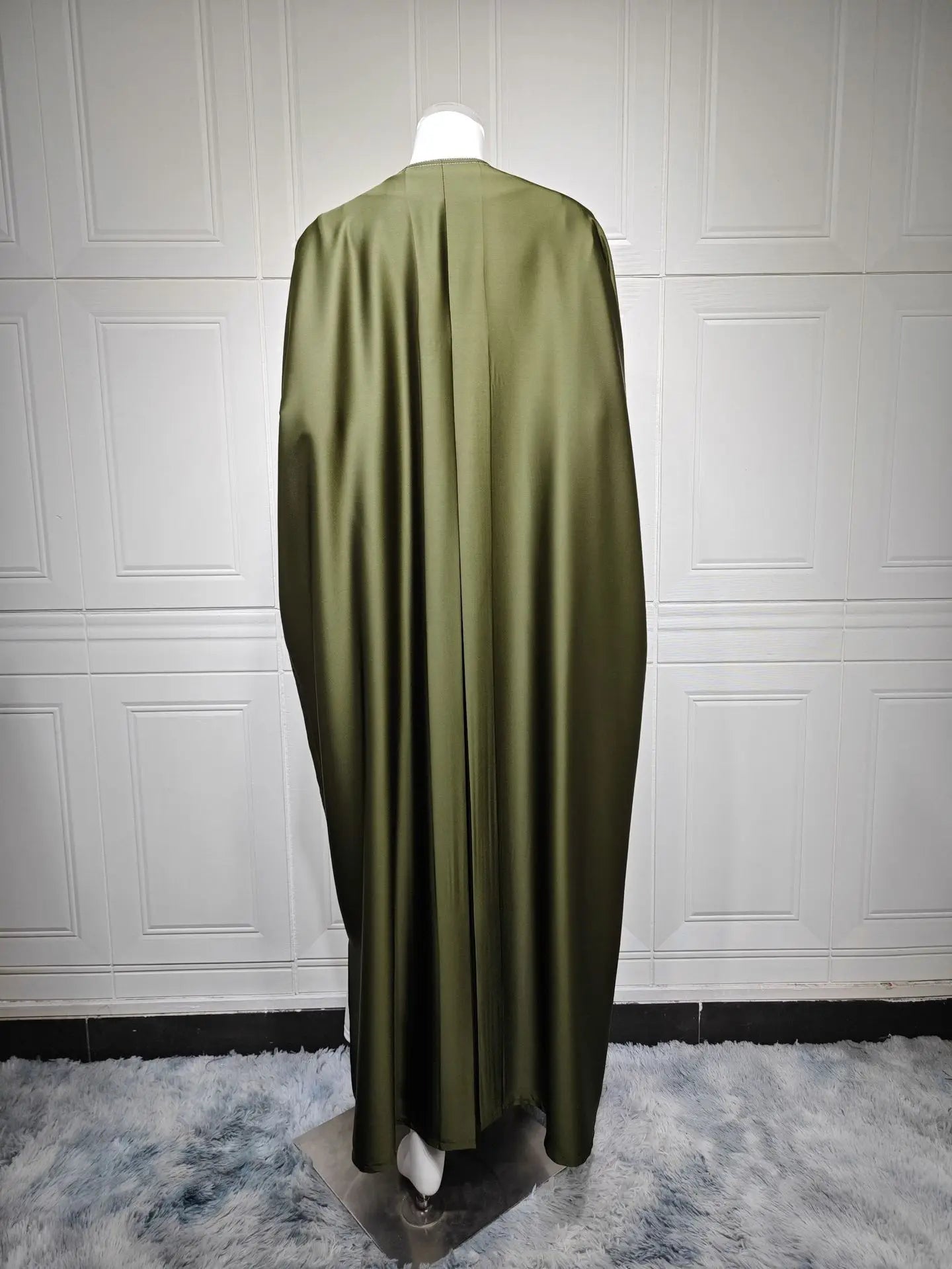 Ramadan Satin Open Kimono Abaya Dubai Luxury 2025 Muslim Kaftan Dress Abayas Women Islam Clothing Robe Femme Musulmane Kebaya